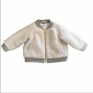 EUC Gymboree Sherpa bomber 0-3 months